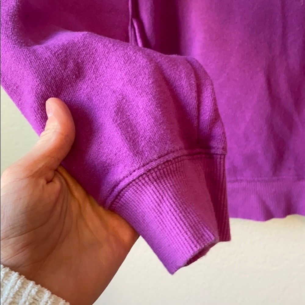 Simply Southern Quarter Zip Sweater Purple size Small - Picture 4 of 8